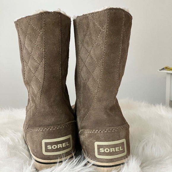 SOREL Glacey Grey snow boots wmns 7 - Picture 2 of 3